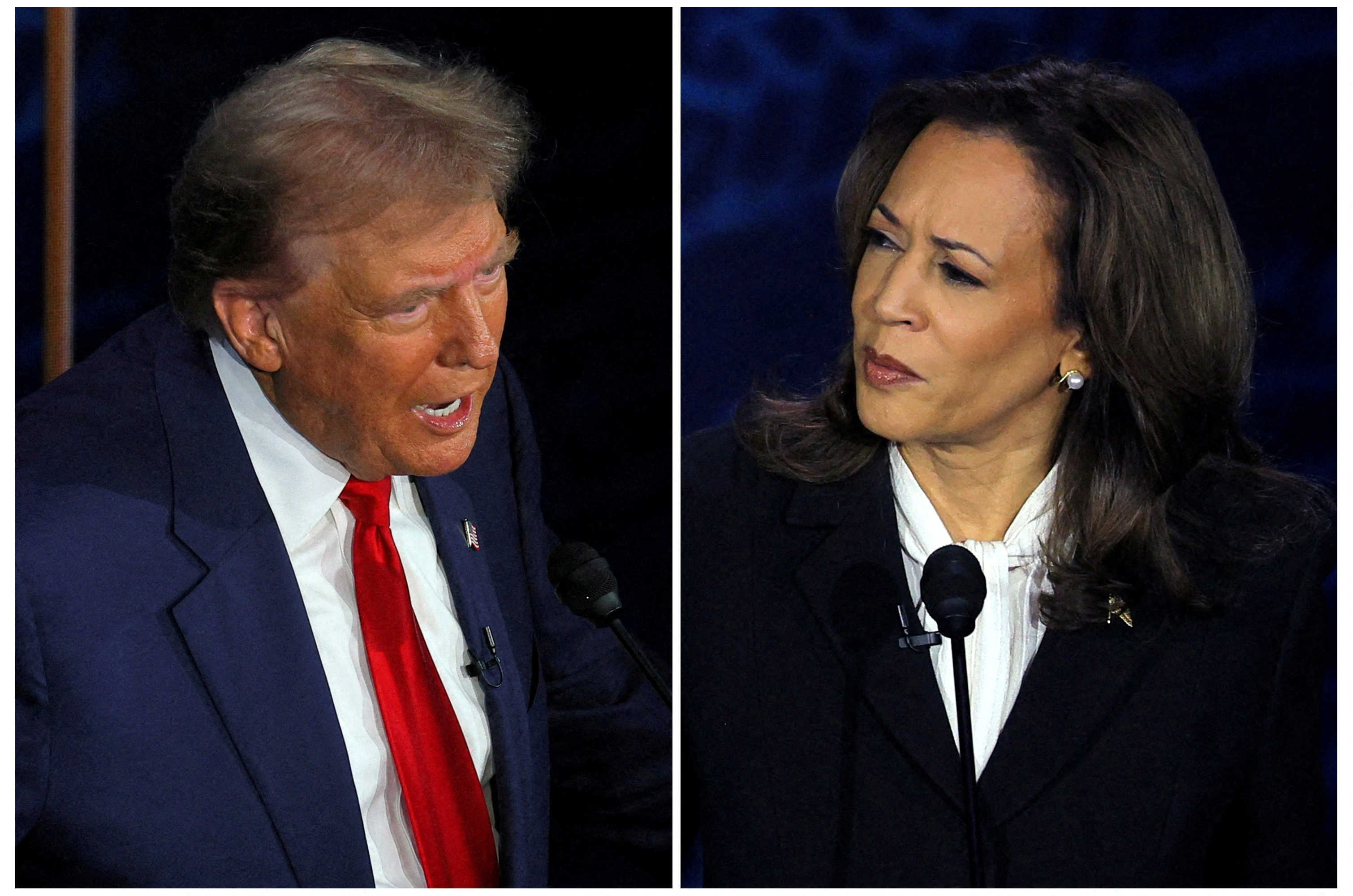 Kamala and Trump