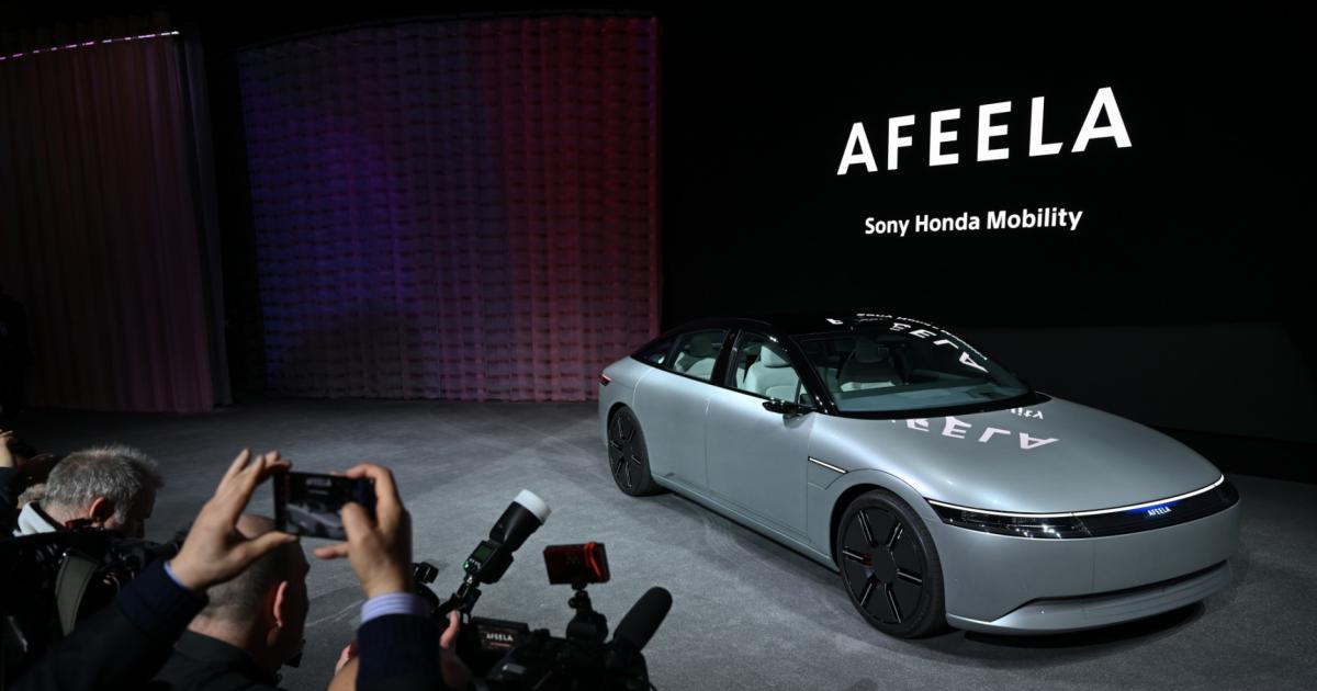 A car from Sony and Honda that is a ‘computer on wheels’