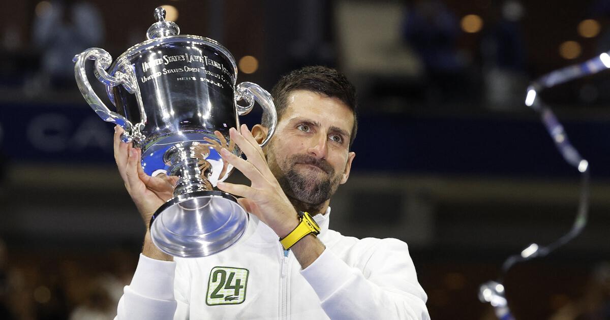 Djokovic won a record 24 Grand Slam titles