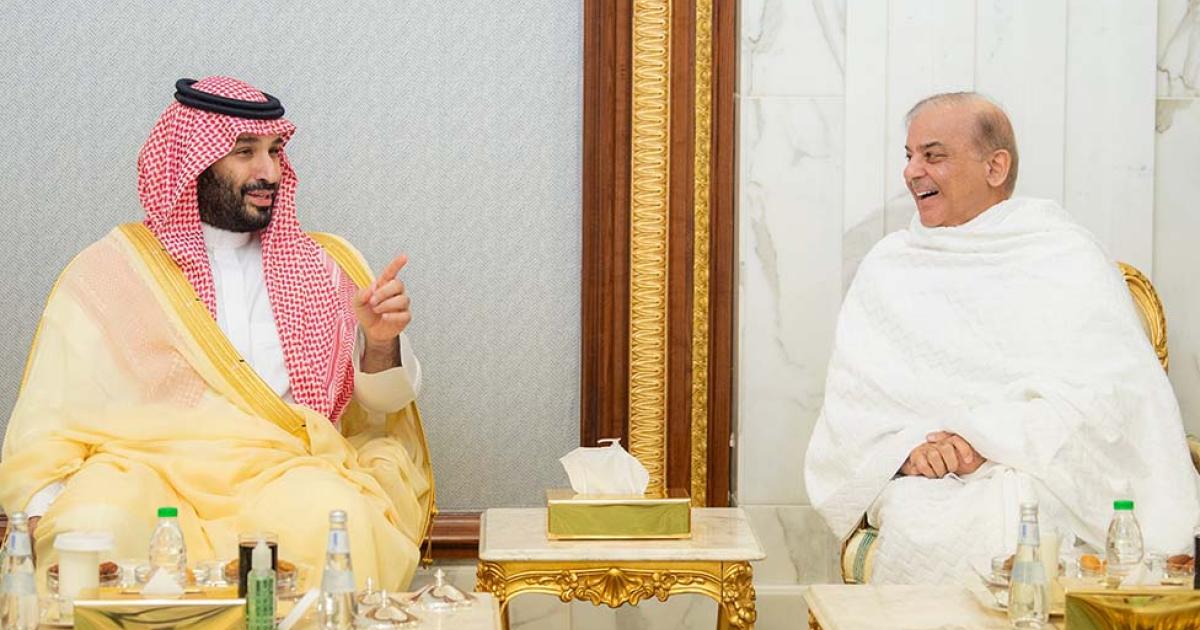 Saudi Crown Prince Urges Renewal of Pakistan-India Talks, Says Shahbaz Sharif