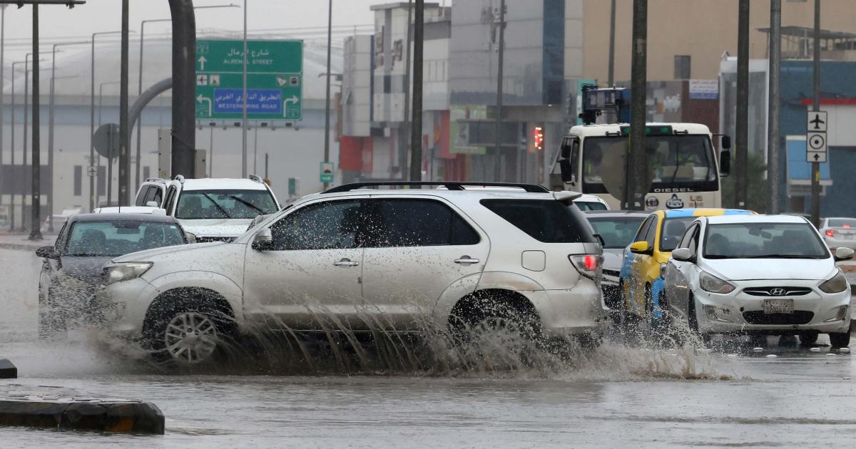 Life affected by uncommon rains in Saudi Arabia