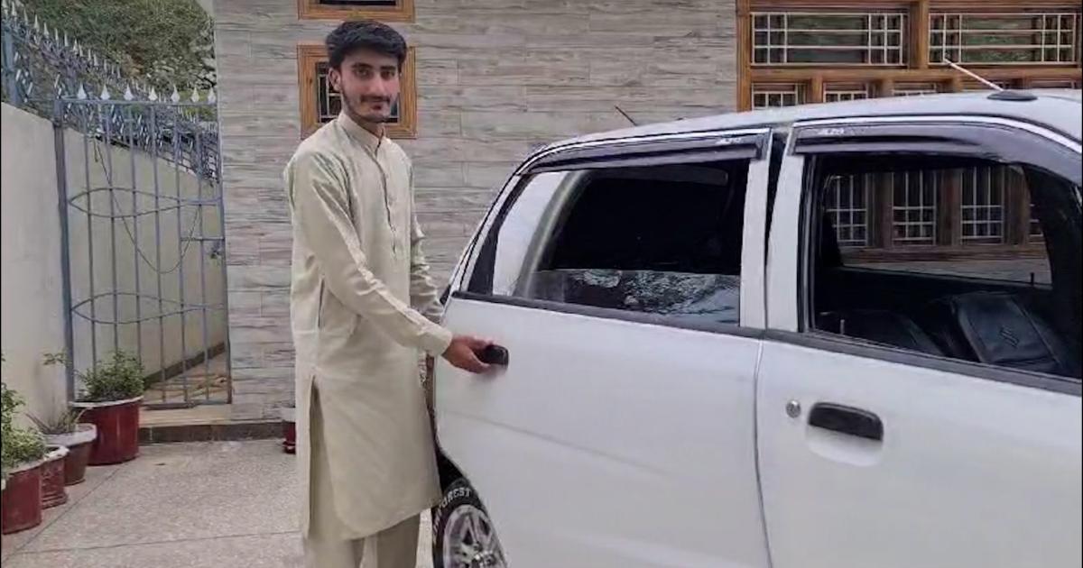 College students of Abbottabad driving with a keyboard like a online game