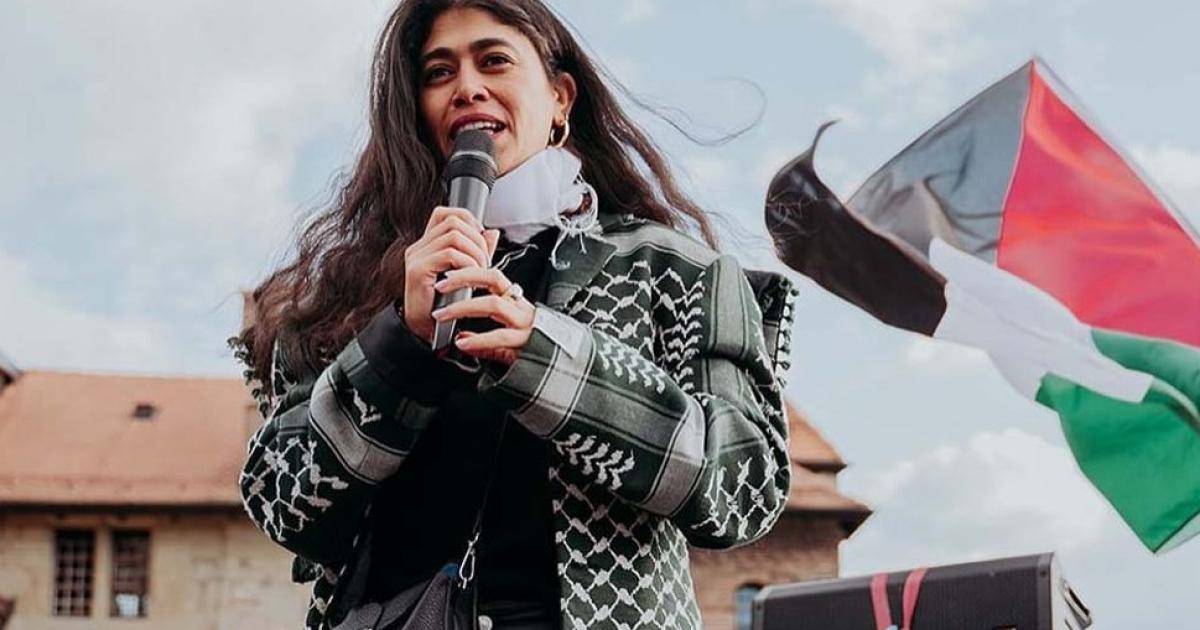 A French girl of Palestinian origin was elected as a member of the European Union Parliament