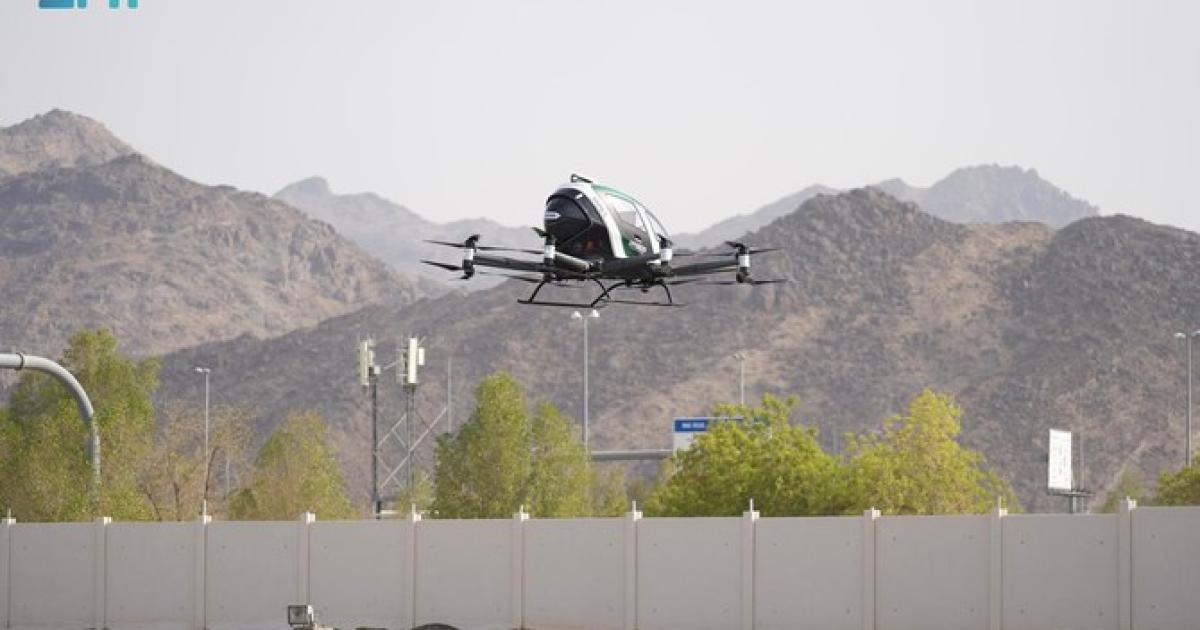 First Self-Driving Air Taxi for Haj Pilgrims