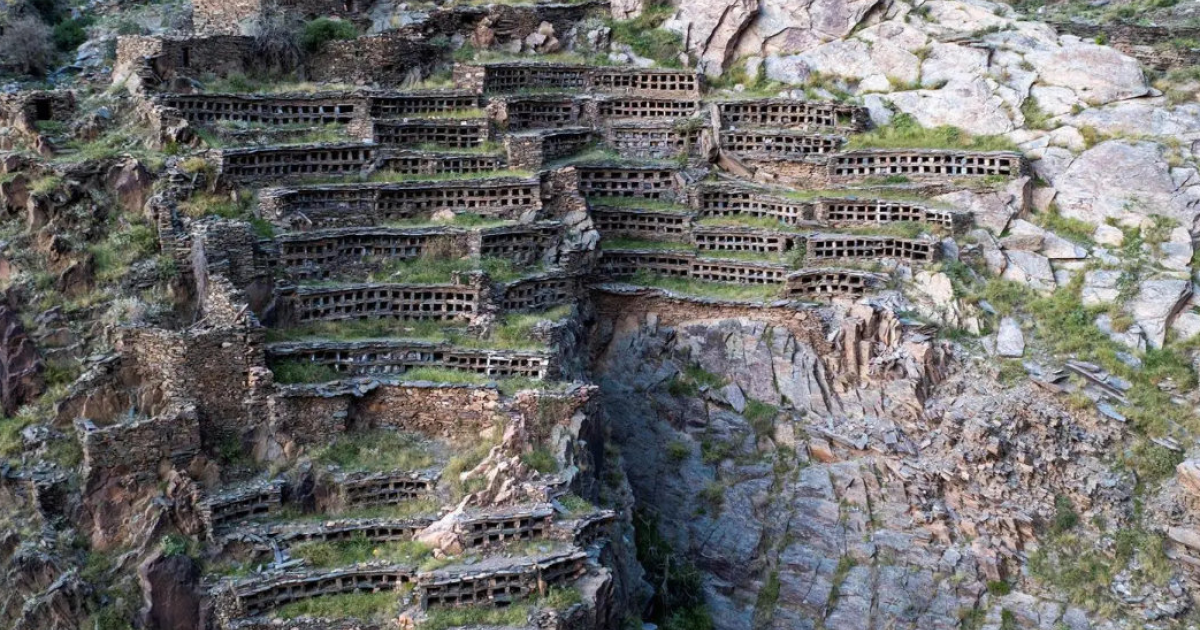 Thousand-year-old beehives in Maysan, Saudi Arabia