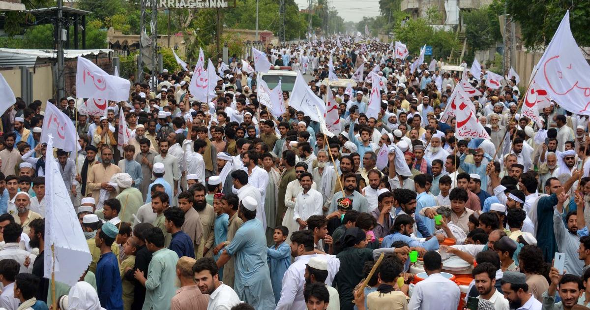 The sit-in for peace continues for the second day in Bannu