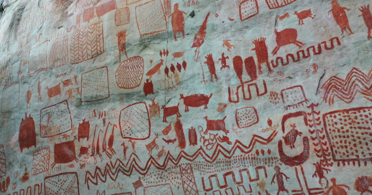 12,500-year-old rock paintings discovered in Colombia