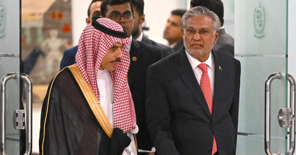 Telephonic conversation between Pakistan, Saudi Foreign Ministers, expressing support for Palestine and Lebanon