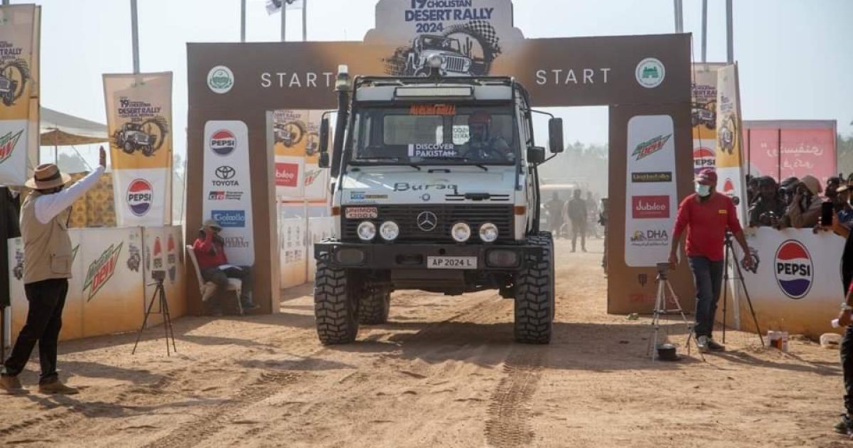 The ‘only’ Mercedes Unimag 1300L in Pakistan for off-road racing