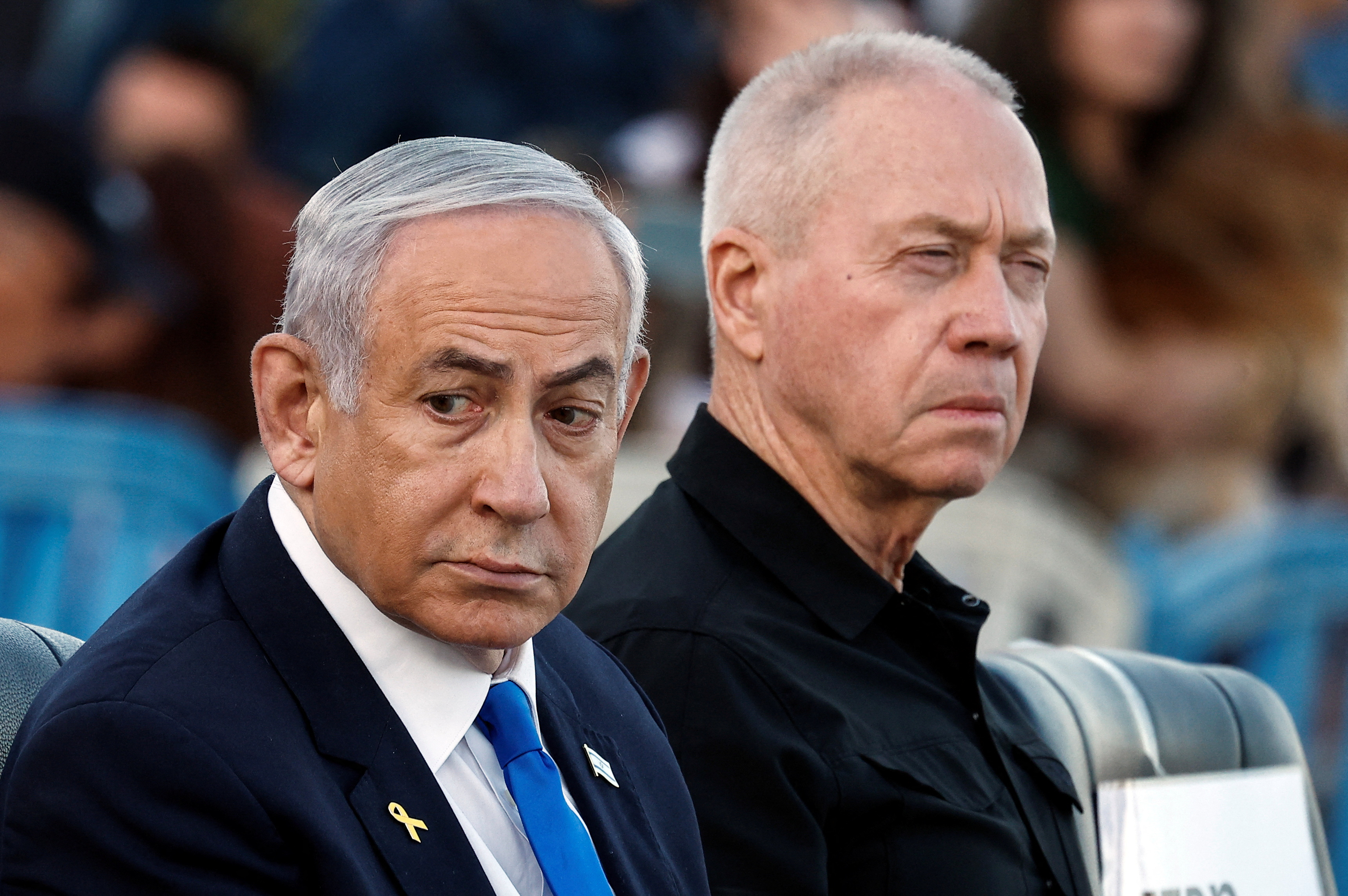 Netanyahu with Defense Minister 