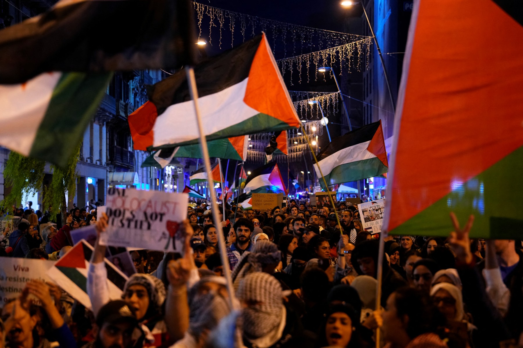 Protest Against Israel in Spain 