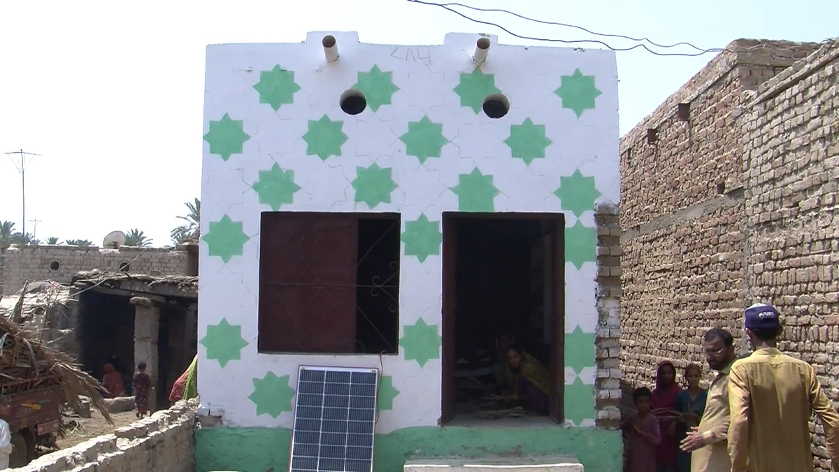 Khairpur Karachi Flood Affected Houses 