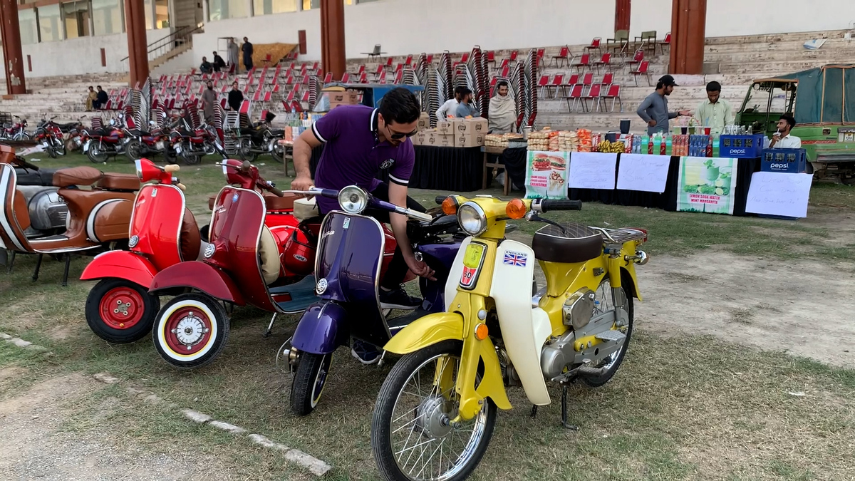 Peshawar Vespa Motorcycle