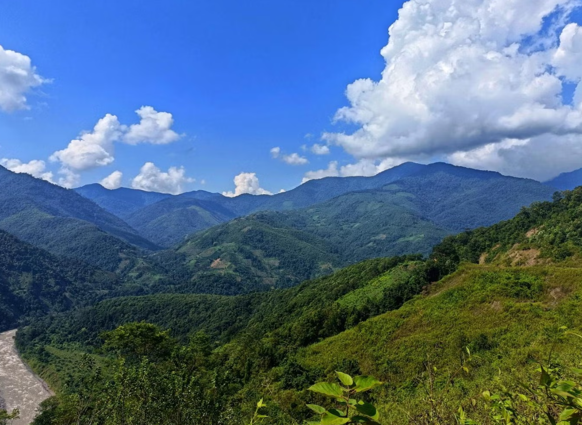 A view of Siang Valley