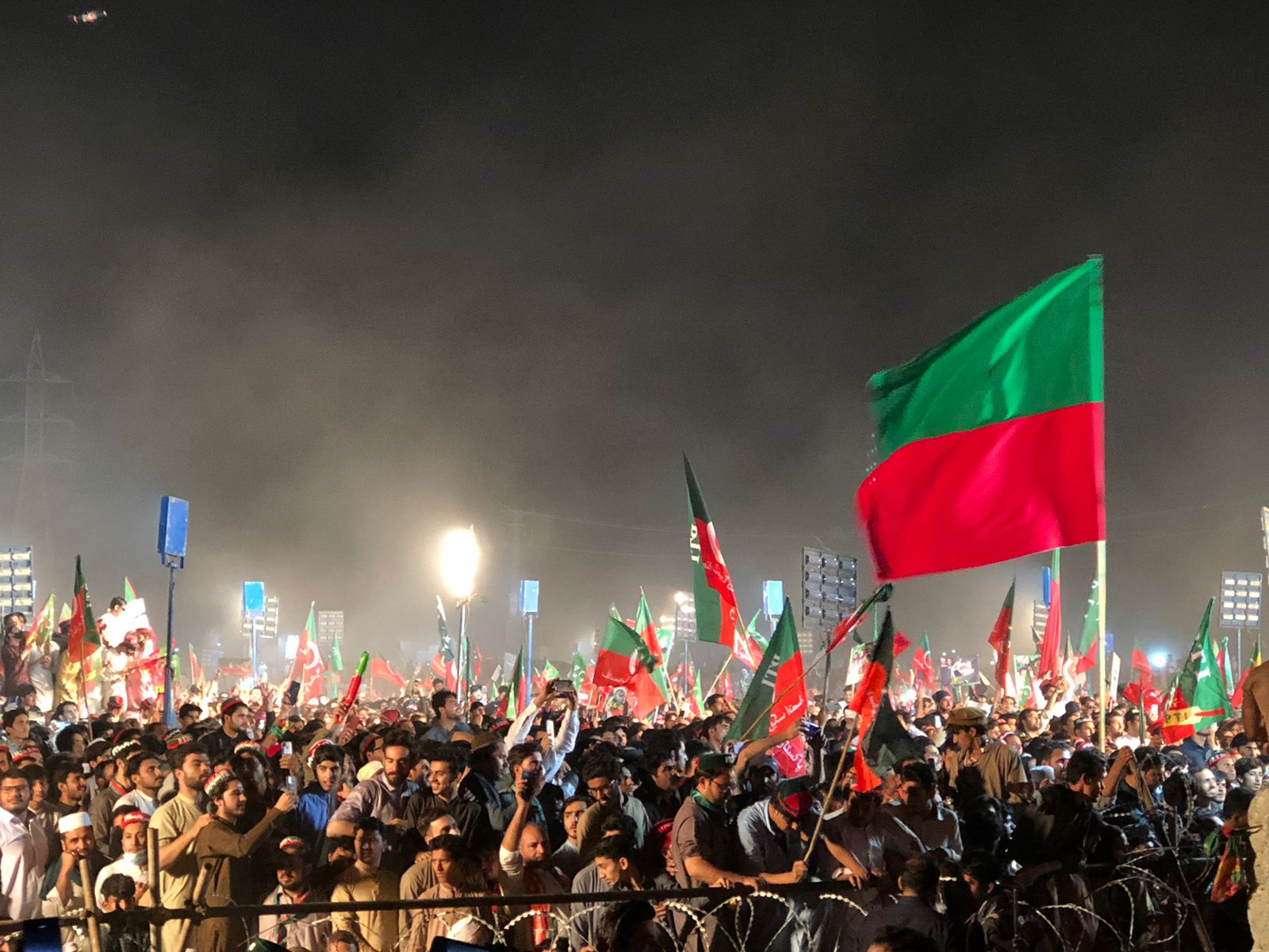 PTI Crowed Peshawar