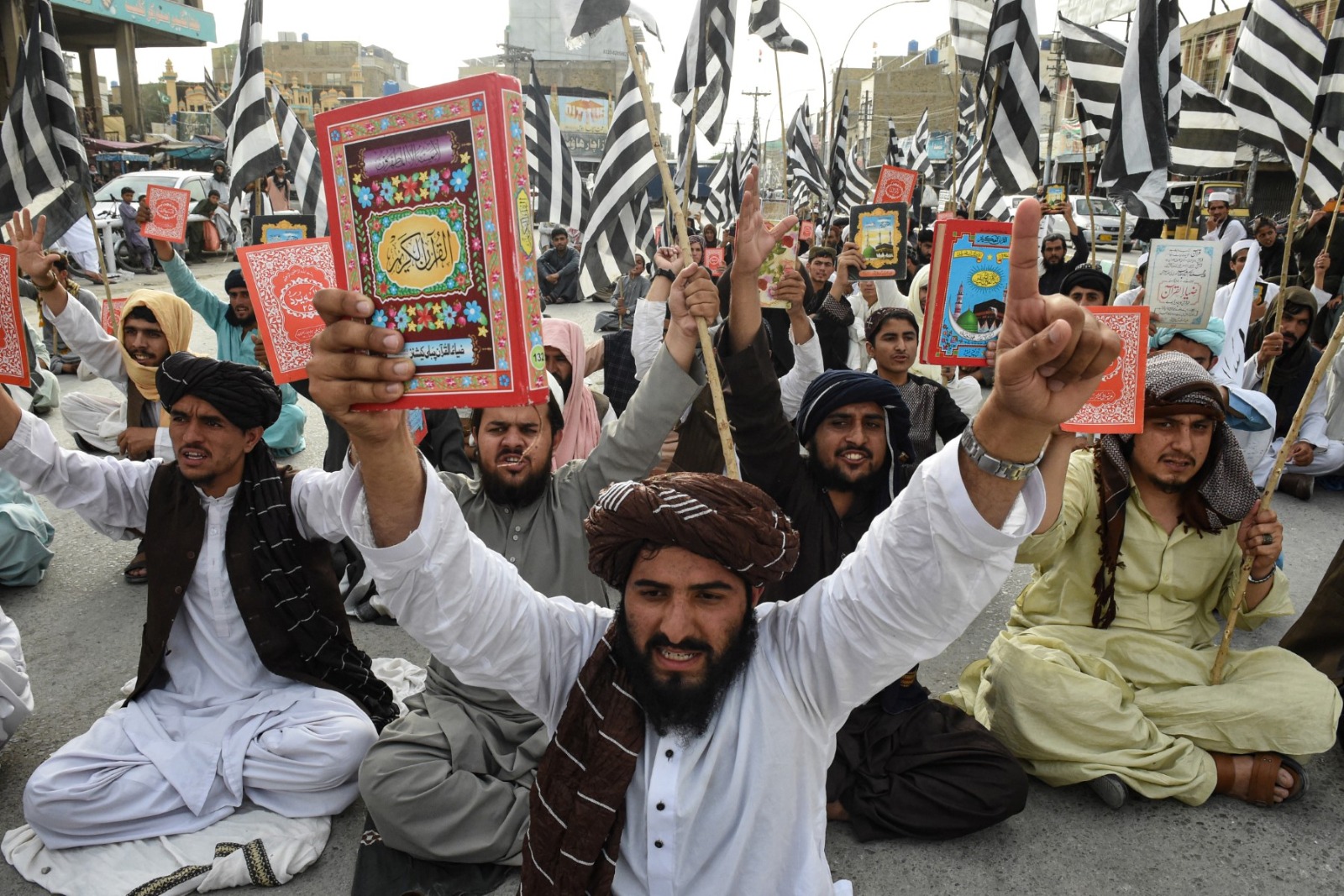 JUI Protest Quran Burning 