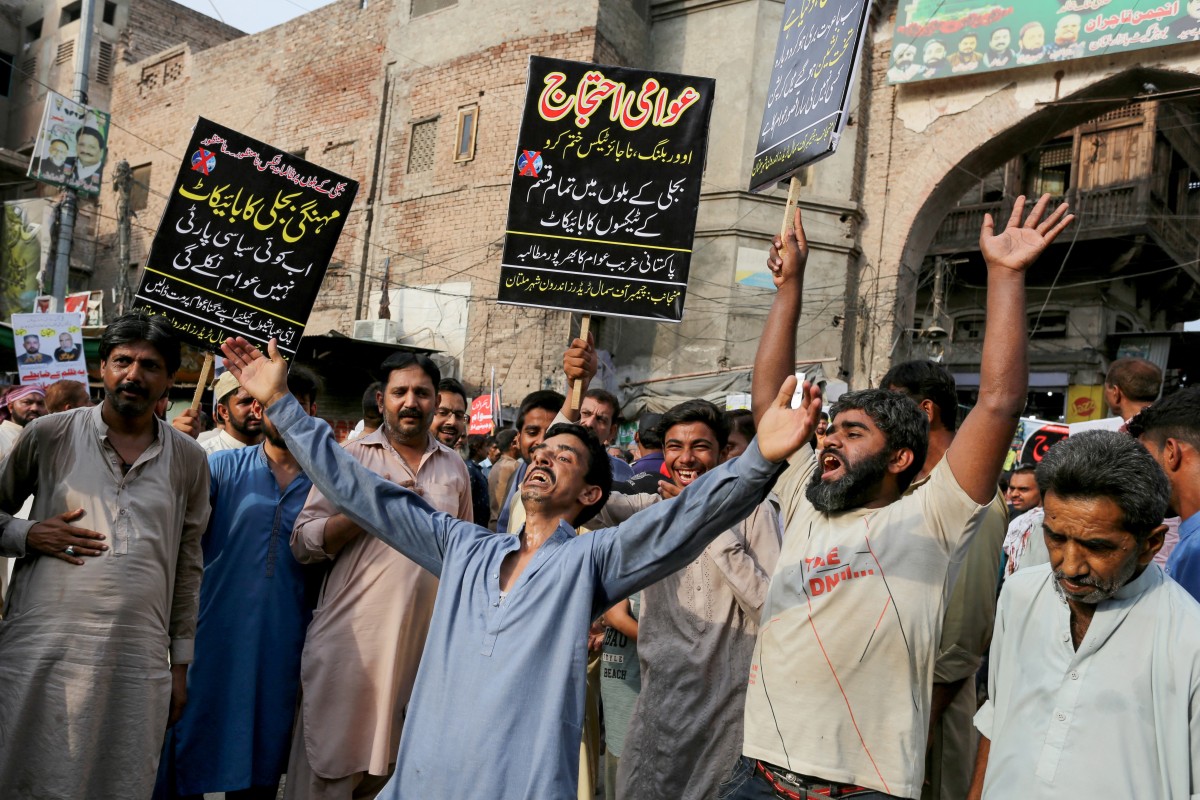 Pakistan Economy Electricity Tax Protest 